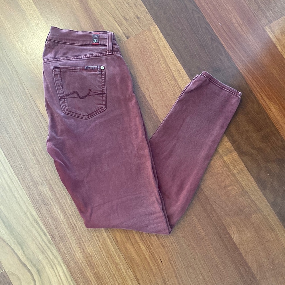 Red 7 for all mankind jeans